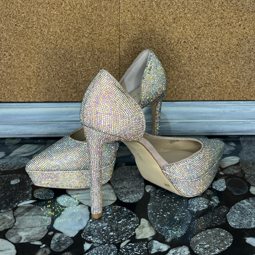NWT rhinestone stilettos